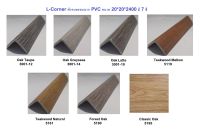 Gosch L-comner for floor (ตัวจบครอบฉาก PVC) ขนาด 20*20*2400 mm (ทางร้านจะตัดแบ่งครึ่งไปให้ เส้นละ 1200 mm.)