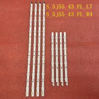 8pcs/set LED strip for Samsung UE43J5500 UE43J5550 UE43J5600 ue43j5502 S_5j55_43_FL_R4 L7 LM41-00117W 00117X BN96-36337A 36336A LED Strip Lighting