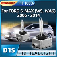 Kingsofe 2ชิ้น D1s รถยนต์ Hid ซีนอนหลอดไฟ Headligh 6000K สำหรับ Ford S Max Ws Wa6 2007 2008 2009 2010 2011 2012 2013 2014