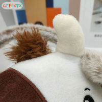 CYF การ์ตูนตะกร้าอีสเตอร์วัวตุ๊กตาผ้ากำมะหยี่นุ่ม Boneka Mainan น่ากอดเด็ก