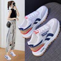 【CW】 2021Women Shoes Fashion Casual Flats Shoes For Women Mesh Women Sneakers Platform 2021 Spring Lace-Up Comfortable Off white shoe