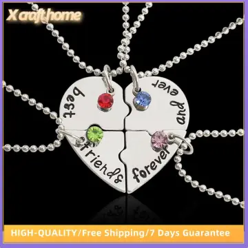Amazon.com: Sisadodo BFF Friendship Necklace for 2 - Best Friend Necklaces  BFF Gifts for 2 Matching Heart Best Friends Forever Pendant Necklaces Set¡:  Clothing, Shoes & Jewelry