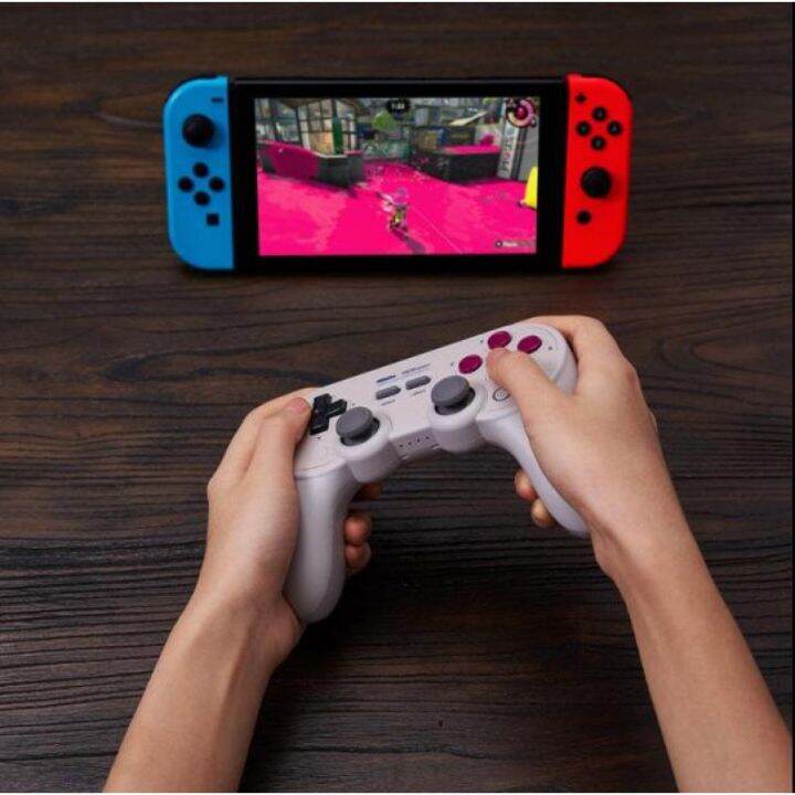 8bitdo-sn30-pro-เกมแพดบลูทูธ-ใช้ได้กับ-pc-nintendo-switch-macos-android-wireless-controller