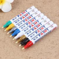 1PC Environmental Protection Paint Marker Pen 12 Color Permanent Waterproof Pen Tire Car Graffiti Pen New Universal Marker Pen