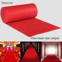 [Hot K] WHOVEYON พรมฉลองงานแต่งงานสีแดง1-20เมตรเทศกาลภาพยนตร์รางวัลกิจกรรมกลางแจ้งจัดส่งพรมตกแต่งฟรี