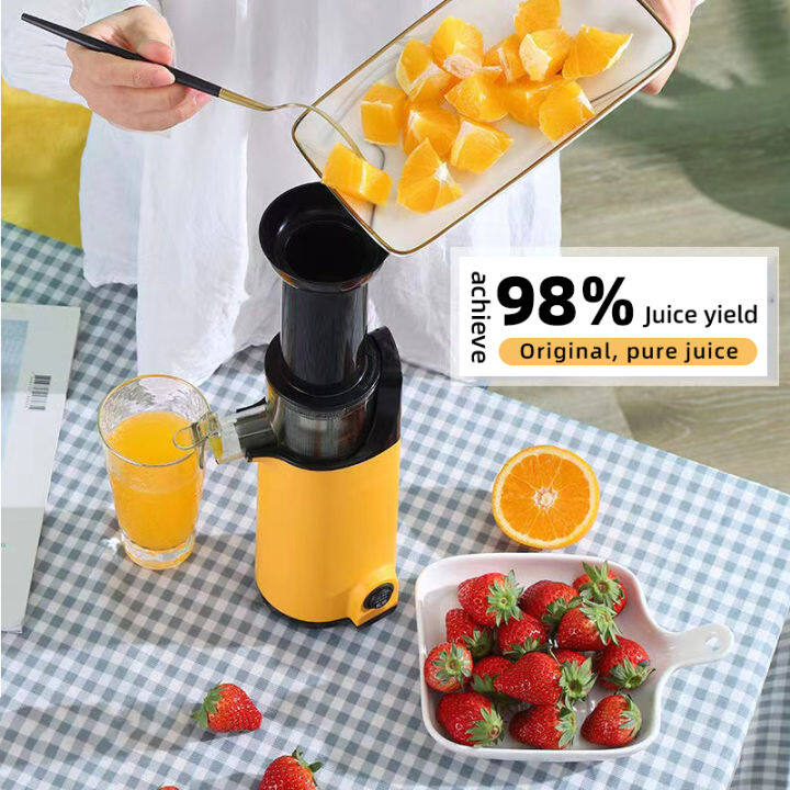 Mini Slow Juicer JZ01 Pure Fruit and Vegetablr Portable Compact Juicer Commercial Mixer Chewing