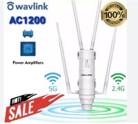 ⭐พร้อมส่งจาก กทม⭐อุปกรณ์ขยายสัญญาณWi-Fi Wavlink สัญญาณกลางแจ้งรุ่น AC1200 outdoor Dual - band AP/Range