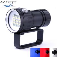 LED Diving Light 20000Lumens 15xL2 LED Flashlight Underwater 100m Waterproof Tactical Torch FOR Camera Video Fill Light