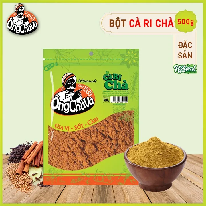 Bột Cà Ri Chà Ông Chà Và 500gr ChÀ Style Curry Powder Bột Cari