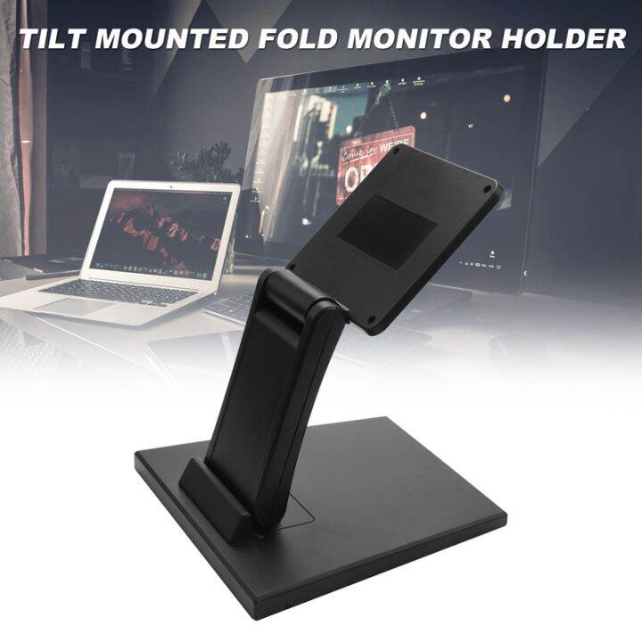 tilt-mounted-fold-monitor-holder-vesa-10inch-27inch-lcd-display-press-screen-stand