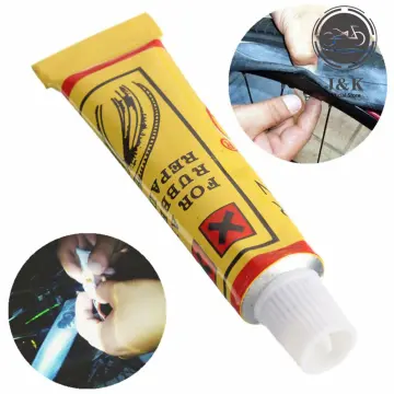 Automobile Motorcycle Bicycle Tire Tyre Repairing Glue Inner Tube Puncture  Repair Cement Rubber Cold Patch Solution