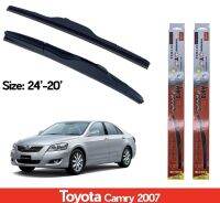 ที่ปัดน้ำฝน ใบปัดน้ำฝน ซิลิโคน ตรงรุ่น Toyota Camry ปี 2007-2011 ไซส์ 24-20 ยี่ห้อ Diamond กล่องแดง(ราคาต่อคู่)