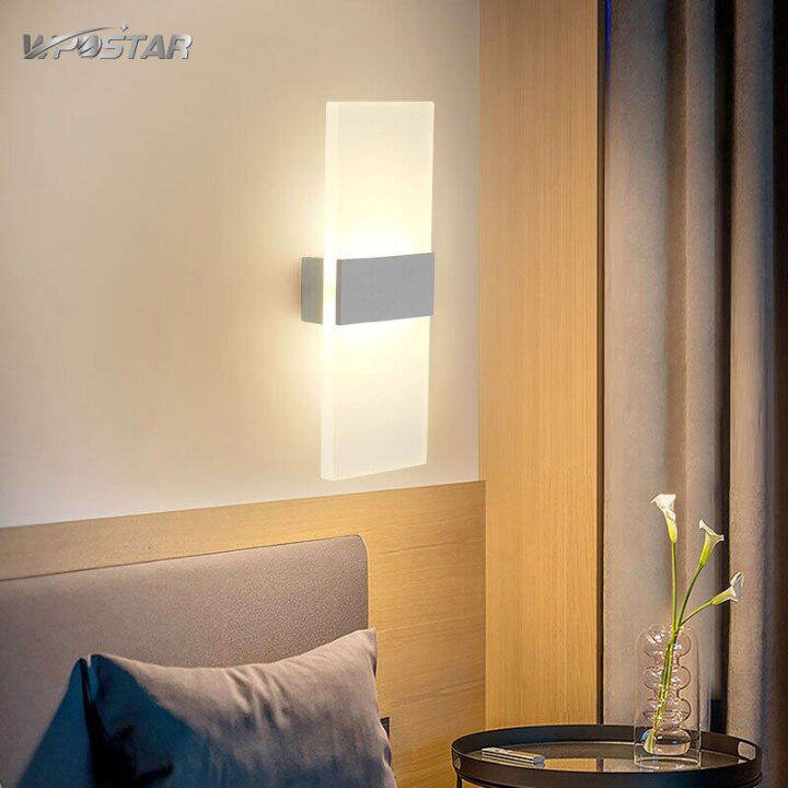 LED Acrylic Wall Light Modern Indoor Mount Sconce Lighting Fixture for ...