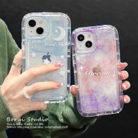 ท้องฟ้าที่เต็มไปด้วยดวงดาว เคสโทรศัพท์ TPU อ่อนนุ่มสำหรับ IPhone 11 12 13 14 Pro Max 6 6s 7 8 Plus XS Max XR XS Se 2020