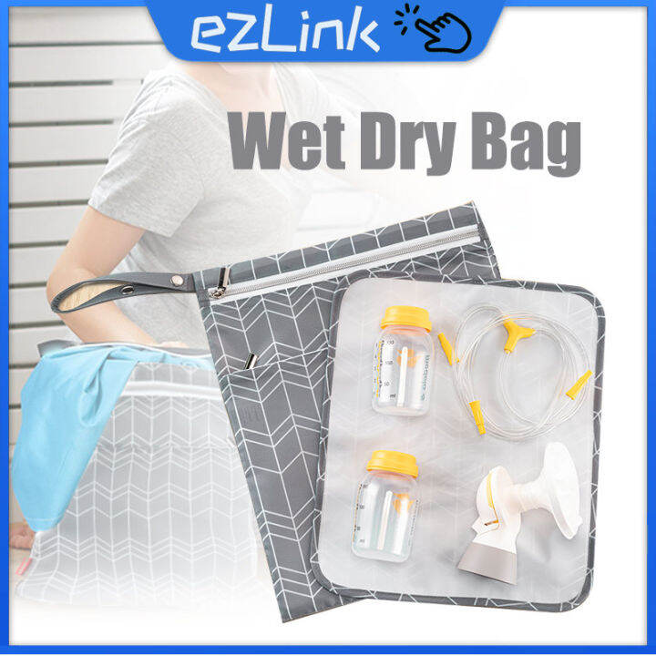 30*36cm Diaper Wet Dry Bags Reusable Wet Dry Bag Waterproof Storage Bag