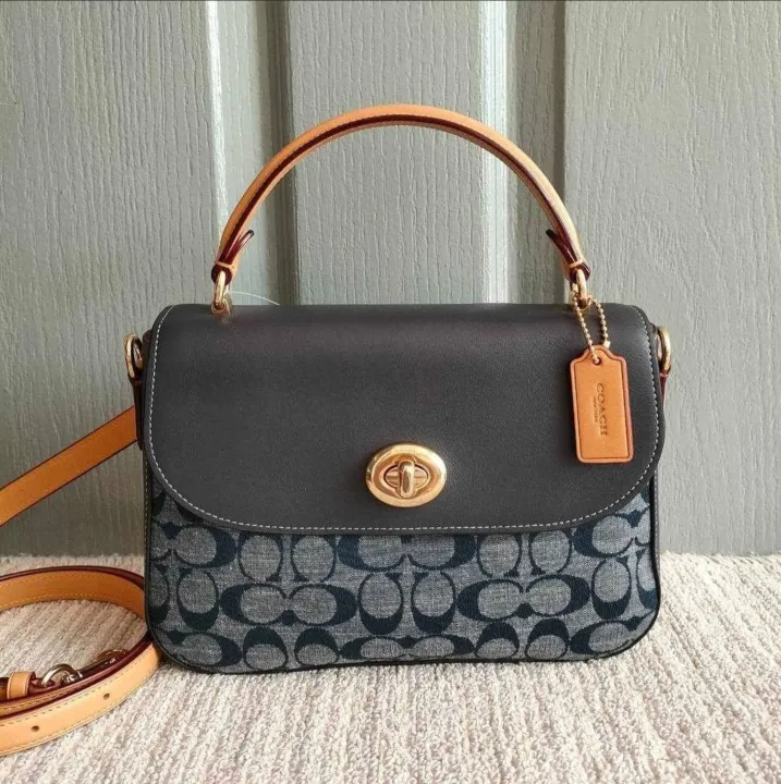 Coach Original Marlie Women's Top Handle Satchel In Signature Chambray