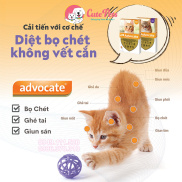 Nhỏ gáy cho mèo Advocate Phòng và ngăn nội ngoại kí sinh trùng - Cutepets