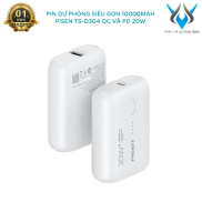 Pin dự phòng sạc nhanh Pisen TS-D304 siêu nhỏ gọn 10000mAh