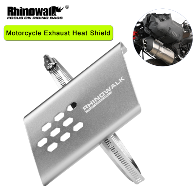 Rhinowalk รถจักรยานยนต์ท่อไอเสีย Heat Shield 1หรือ2 Pc Universal Motor Exhaust Protector Cover Guard Anti-Scalding อุปกรณ์เสริม