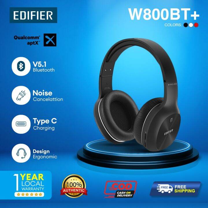 Edifier W800BT Plus Wireless Headphones Bluetooth V5.1 Head Beam ...