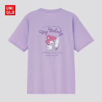 【New】Uniqllo X Sanligu Collaboration Series Womens  SANRIO CHARACTERS print T-shirt 437858