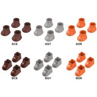 ❂ 4pcs/set Silicone Chair leg Caps Table Feet Pads Non-Slip Furniture Covers Socks Floor Protectors Foot Pad