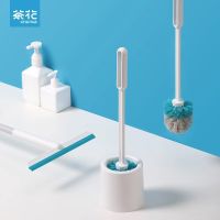 CHAHUA Toilet Brush Household No Dead Angle Toilet Toilet Potty Chair Cleaning Long Handle Toilet Cleaner Set Artifact