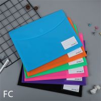 【CW】 FC Expandable File Folders With Tape Large Plastic Portfolio Document Folder Poly Project Paper Bill Organizer Office