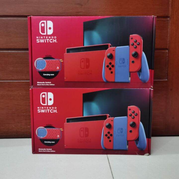 Nintendo Switch Mario Red & Blue v2 Console Limited Edition Lazada