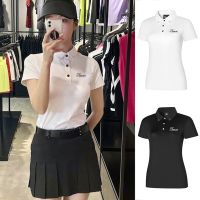 TIT golf Women Clothing Tops Summer New Style Slim-Fit Breathable Wicking Jersey POLO Shirts Cool