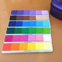 1PCS Childrens Fingerprints DIY Scrapbooking Vintage Artcrafts Ink pad Colorful Inkpad Stamps Oil Based Decorative Stamp