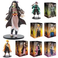 Anime Demon Slayer Kimetsu no Yaiba figure Kamado Tanjirou Action Figure Agatsuma Zenitsu Nezuko Warrior PVC Model Toys