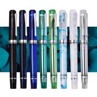 Penbbs 489 Fountain Pen TD ink Absorber Beautiful Acrylic ink Pen iridium F Nib school Writing business Gifts pens with box  Pens