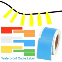 hot！【DT】✁  100Pcs Cable Labels Wire Marking Network Printer Sticker Organizer Self-Adhesive Label Tags