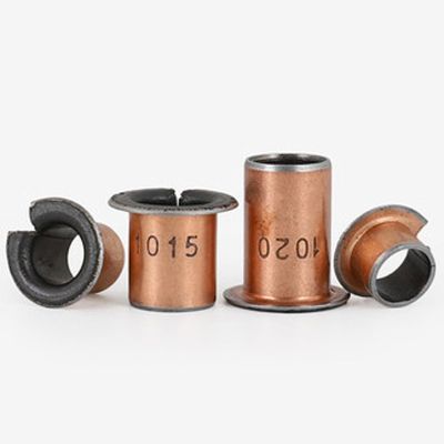 10pcs 10mm ID Copper bearing sleeve Flanging complex Oil-free self-lubricating sleeves Opening bushing Shaft set 12mm OD 6-20mm