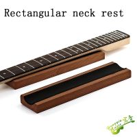 1 Piece Guitar Bass Neck Rest Caul Neck Rest Sapele Wood Long Neck Support Guitar Fretwork Cork Lined 297*70*20mm Guitar Bass Accessories