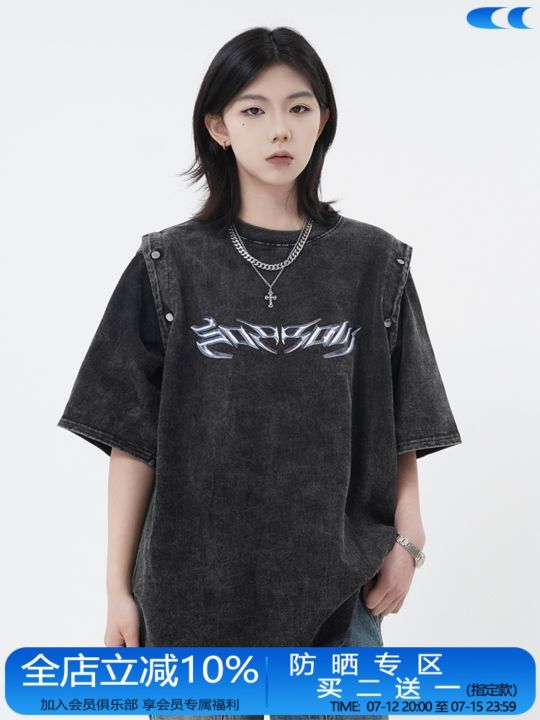 original-chuan-chuan-also-original-american-design-280g-detachable-heavy-washable-short-sleeved-t-shirt-men-and-women-vest-sleeveless-loose