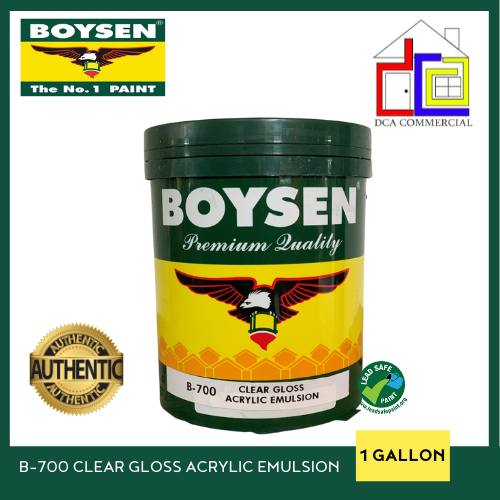 BOYSEN CLEAR GLOSS ACRYLIC EMULSION 1GALLON Lazada PH