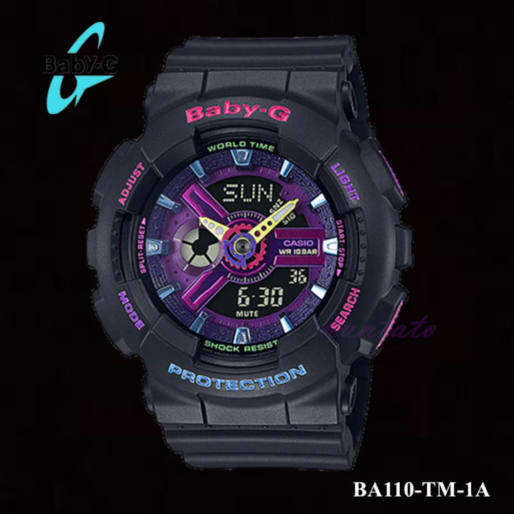 นาฬิกาข้อมือสายเรซิ่นcasiobabyg-รุ่น-ba-110tm-1aสินค้าแนะนำ-พร้อมส่ง