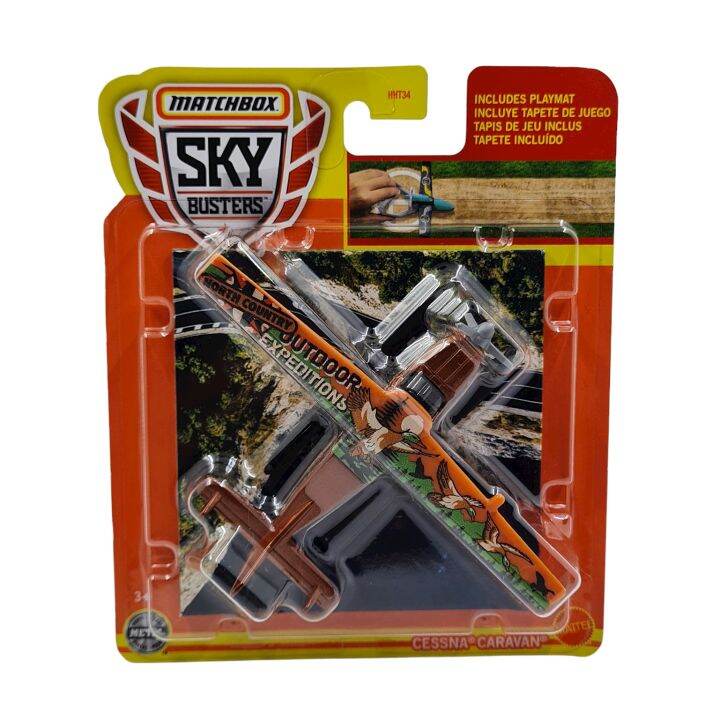 Matchbox Sky Busters Cessna Caravan – Spielzeugflugzeug Im Maßstab 1:64, Robust Für Kinder