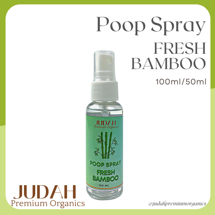 Poop Spray (Fresh Bamboo, 50ml) Poop Deodorizer Toilet Odor