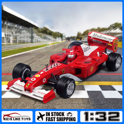 รถบรรทุกโมเดลรถยนต์ของเล่นอัลลอยรถแข่ง F1 KLT สำหรับยานพาหนะ Kids Toys สะสมงานอดิเรก