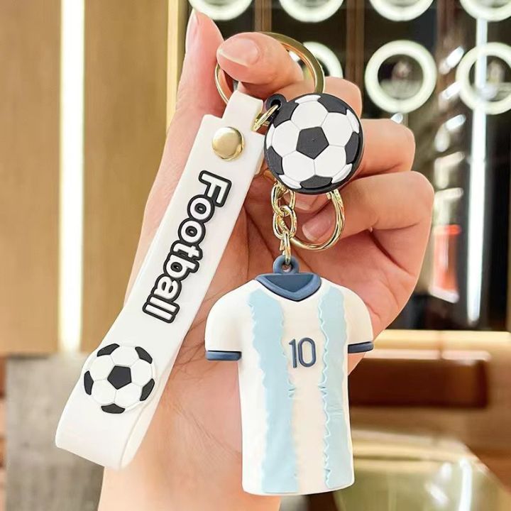 พร้อมสต็อก-2022กาตาร์ฟุตบอลโลกพวงกุญแจจี้อาร์เจนตินา-messi-ronaldo-ฟุตบอลรถพวงกุญแจของขวัญขายส่ง
