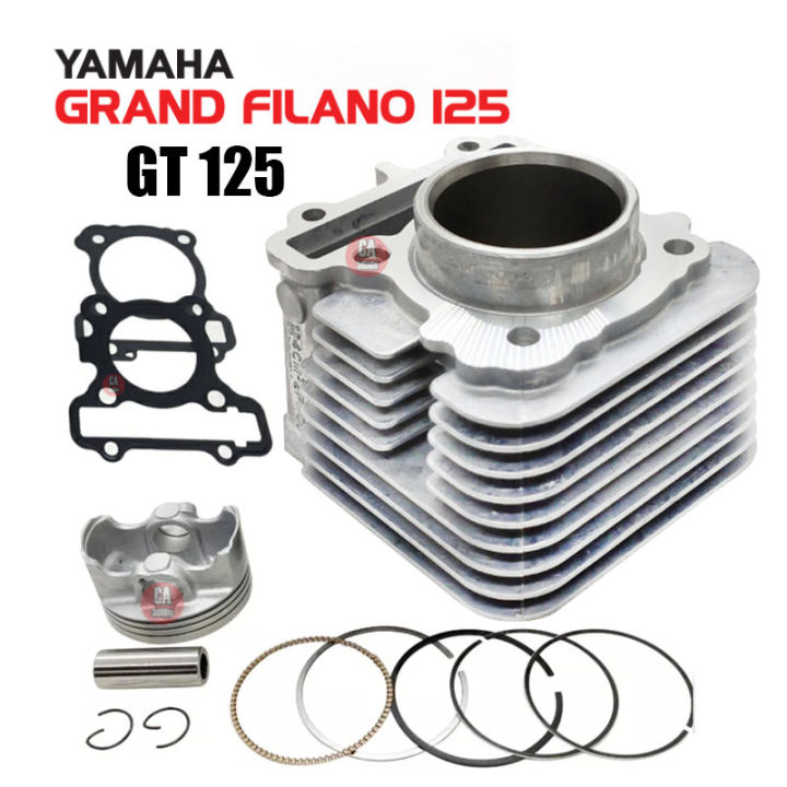 เสื้อสูบgrand-filano-gt125-ครบชุด-เสื้อสูบ-ไซส์-std-เสื้อสูบ-grand-filano-gt125-ชุดลูกสูบgrand-filano-gt125-ยามาฮ่า-แกรนด์-ฟีลาโน่-เสื้อสูบพร้อมลูกสูบ-แหวน