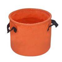 Portable Bucket with Lid Water Storage Bag Collapsible Bucket for Backpacking Fishing Camping Hiking Car Washing