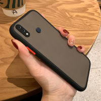 เคส Huawei Y7 Prime 2019 case ผิวบางเฉียบรู้สึก Frosted เลนส์ใสกล้องฟิล์มป้องกัน Hard Back Shell ขอบซิลิโคนอ่อนนุ่ม Full Cover