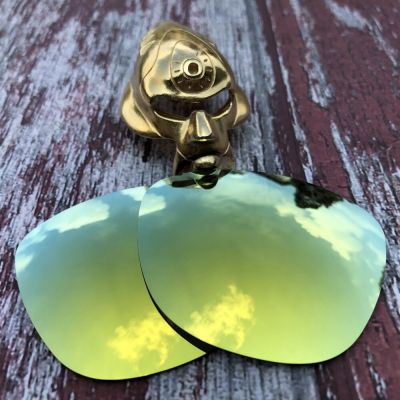 Wholesale Glintbay 100% Precise-Fit Polarized Replacement  Lenses For Oakley Frogskins Sunglass - 24K Golden Mirror