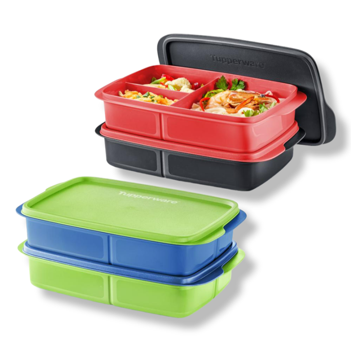 Tupperware Jollitup 1L/Lunch Box/Bento/Bekal Makanan | Lazada