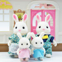 Sugar free Santomle ตุ๊กตาสำหรับเล่นบ้านตุ๊กตากระต่ายหนูหมีกระกรอก Happy Family แบบ Sylvanian ในเซ็ทมีตุ๊กตาพ่อแม่ 2 ตัว ตัวลูก 1 ตัว มีหลายแบบให้เลือก ช่วยเสริมสร้างจินตนาการ เหมาะกับเด็ก 3 ขวบขึ้นไป