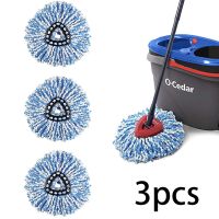 【TIMIN Home Tools】 3Pcs ไมโครไฟเบอร์ Spin Mop ทำความสะอาด Refill หัวเปลี่ยนสำหรับ O-Cedar EasyWring RinseClean เครื่องมือทำความสะอาดในครัวเรือนอุปกรณ์เสริม